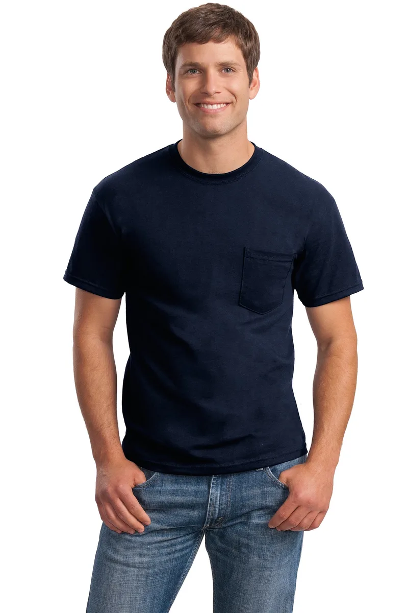 Gildan® - Ultra Cotton® 100% US Cotton T-Shirt with Pocket. view 7