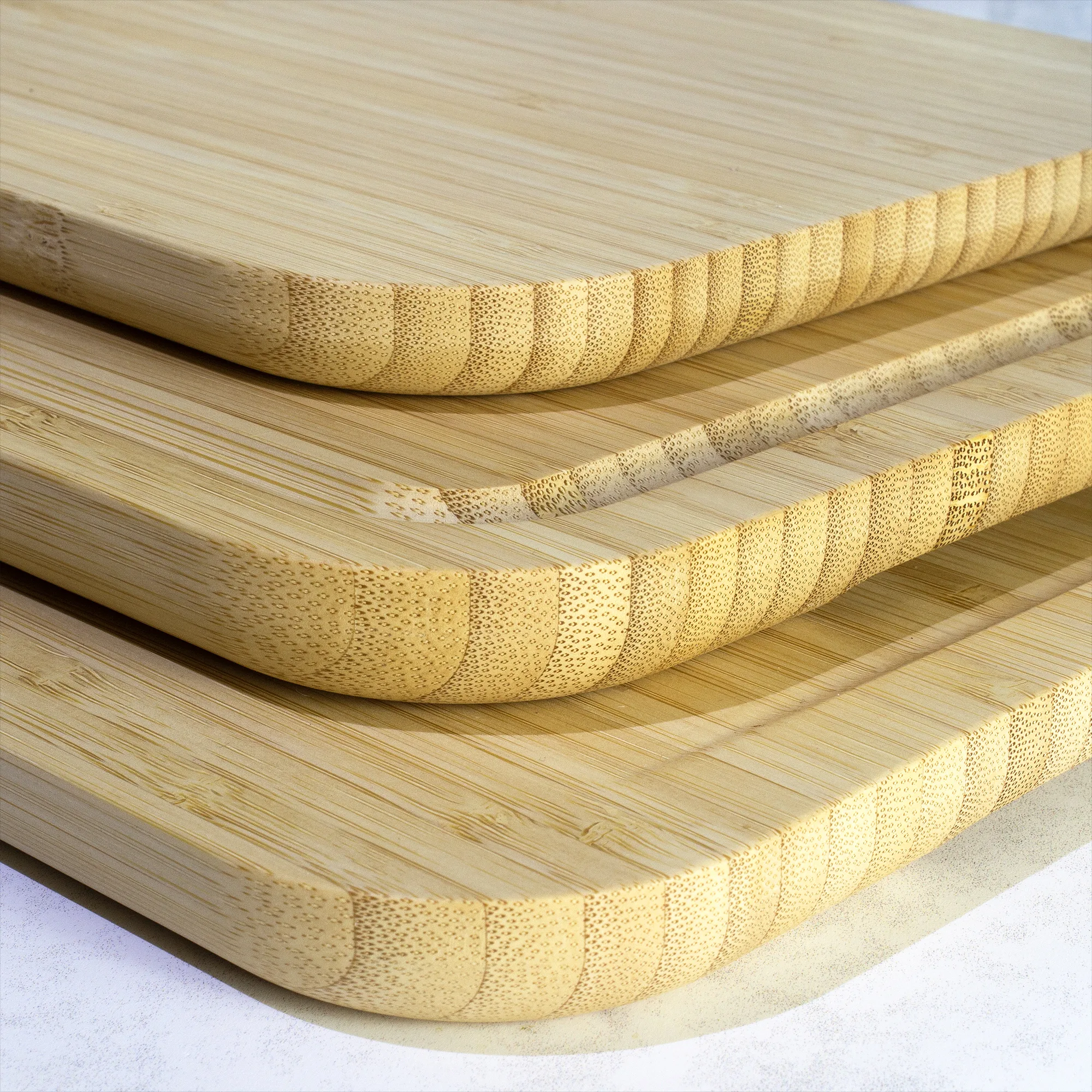 3Pc Bamboo Cutting & Serving Board Set view 5