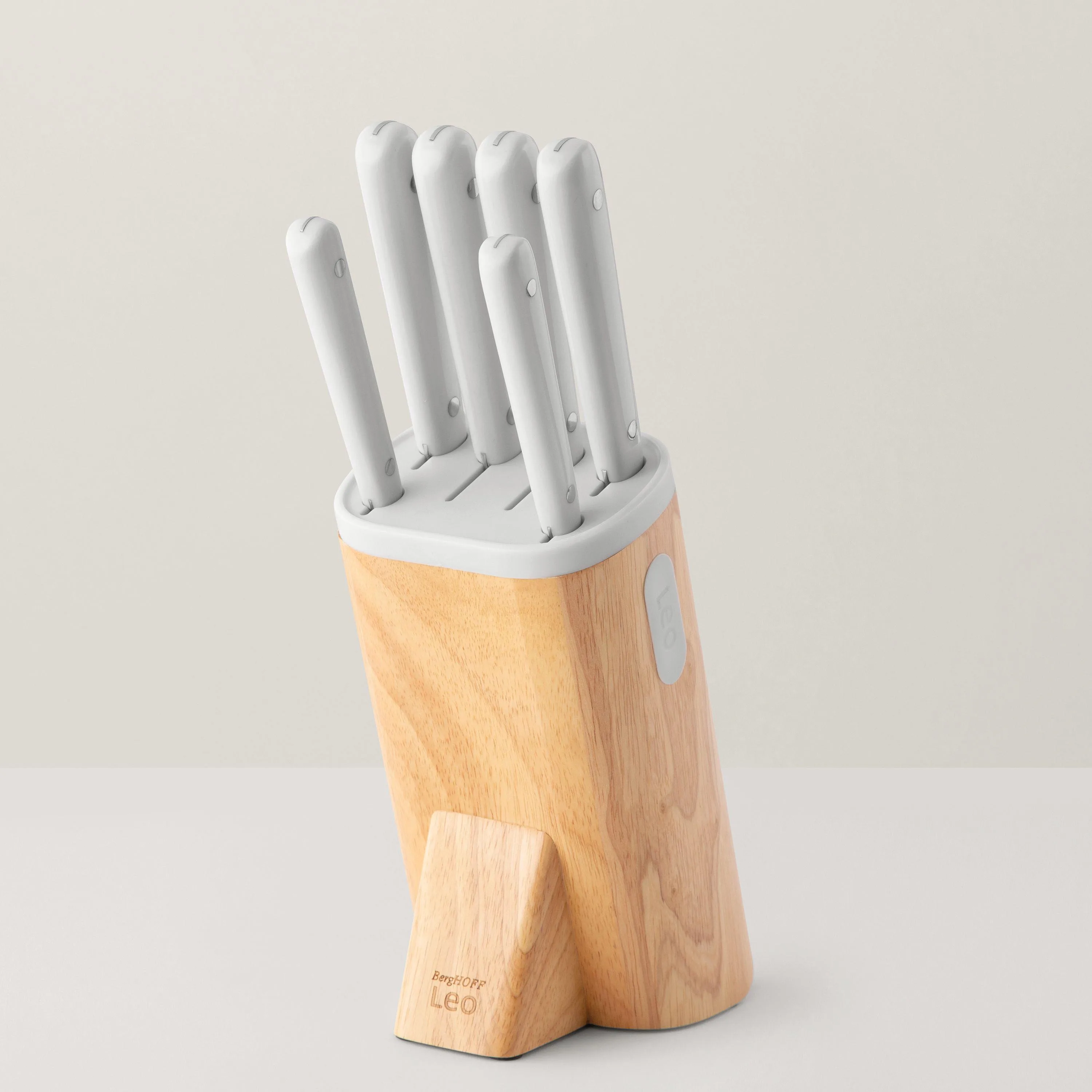 BergHoff Leo Spirit 7Pc Knife Block Set. Moonmist