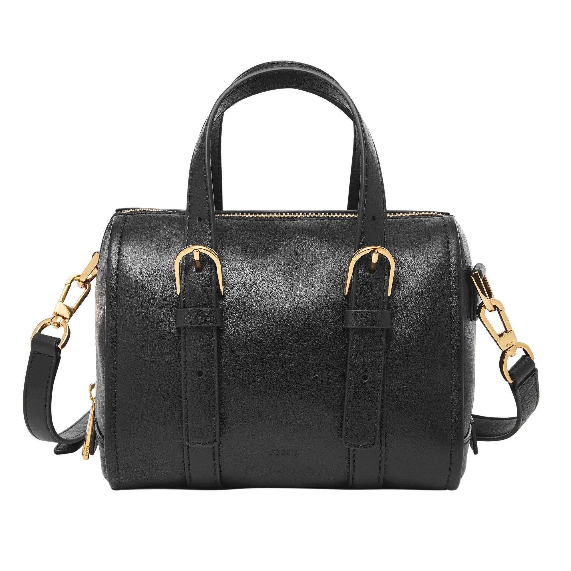 Fossil Carlie Litehide Mini Satchel Black