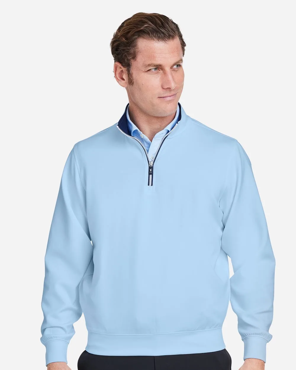 Fairway & Greene® Men's Caves Tech Quarter-Zip Pullover Sweater view 2