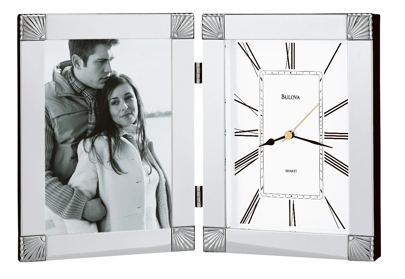 Bulova Clocks Ceremonial Picture Frame Clock