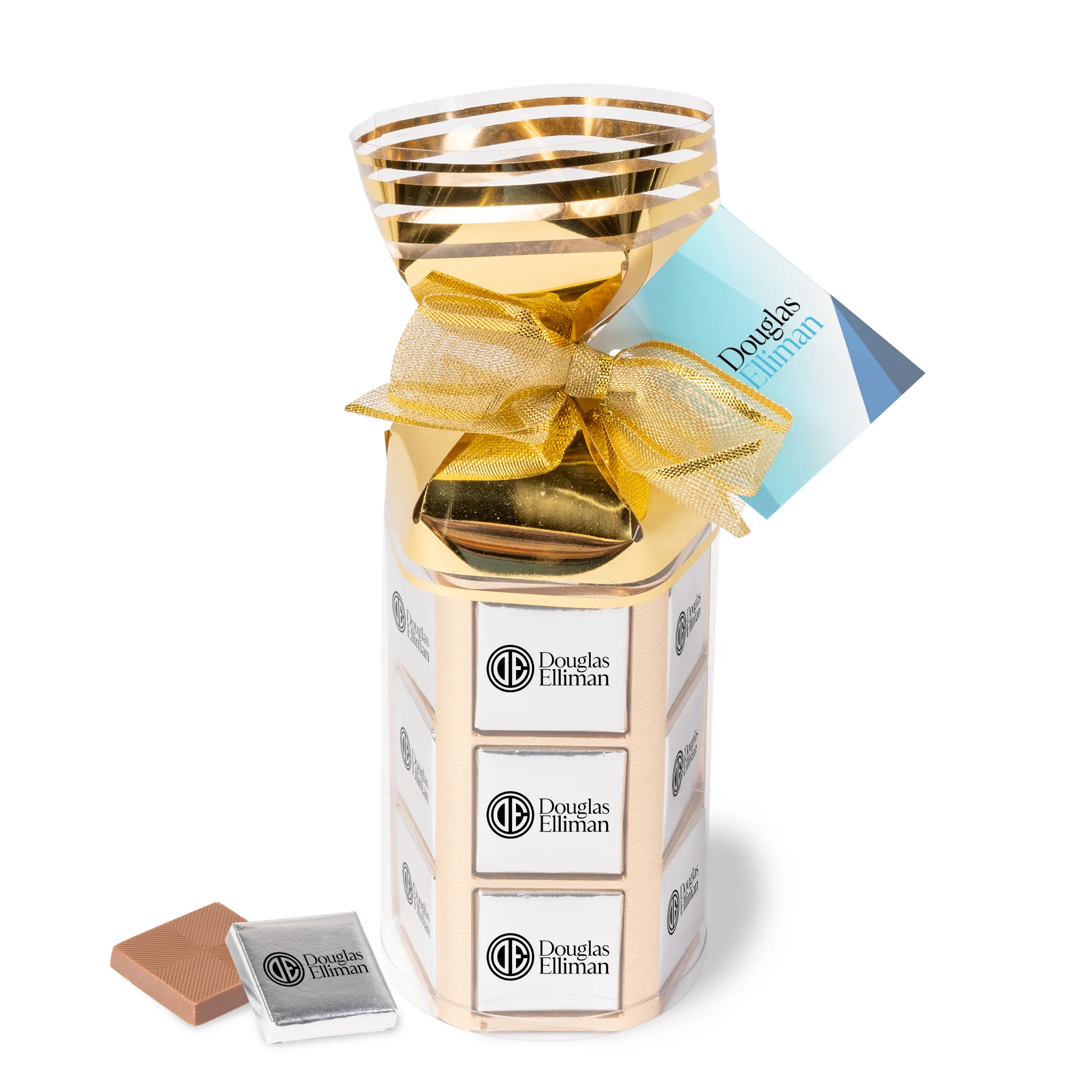 Thirty Six Piece Chocolate Foiled Square Gift Bag view 3
