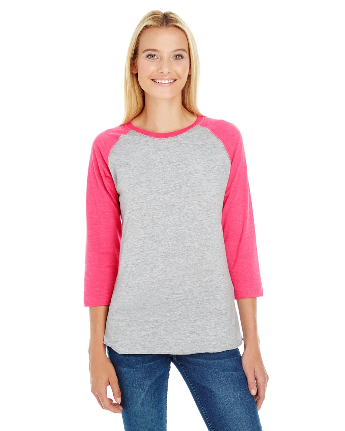 LAT Ladies' Baseball T-Shirt view 2