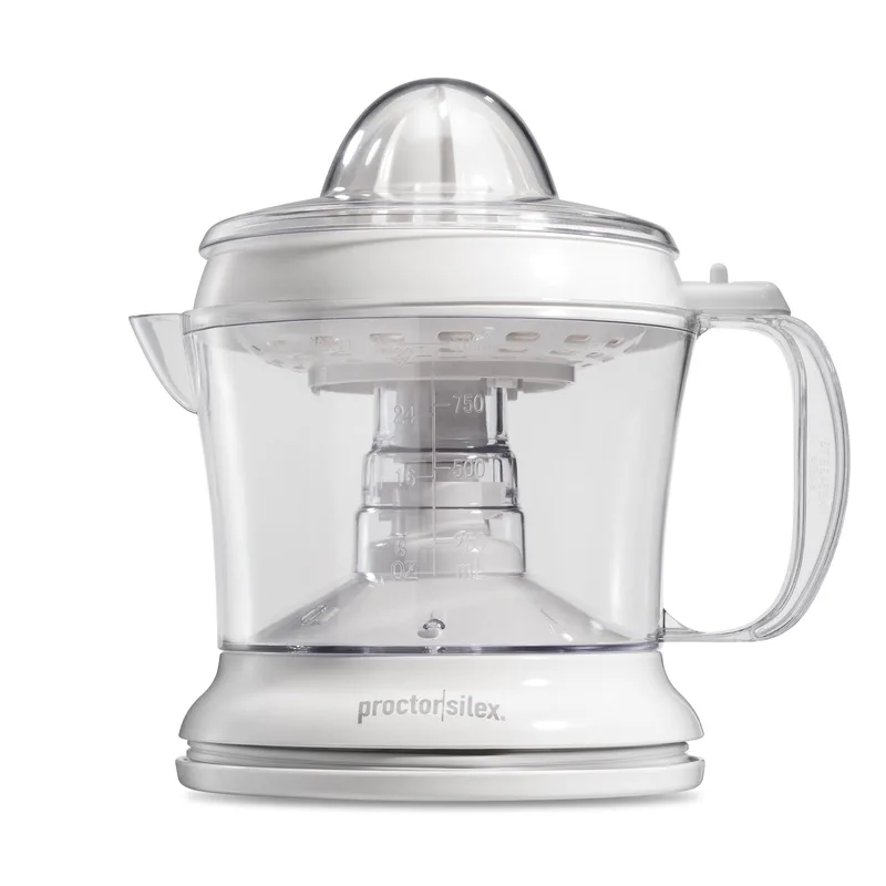 Proctor Silex Electric Citrus Juicer, Orange Juicer, Lemon Juicer, w/34 Oz. Pitcher