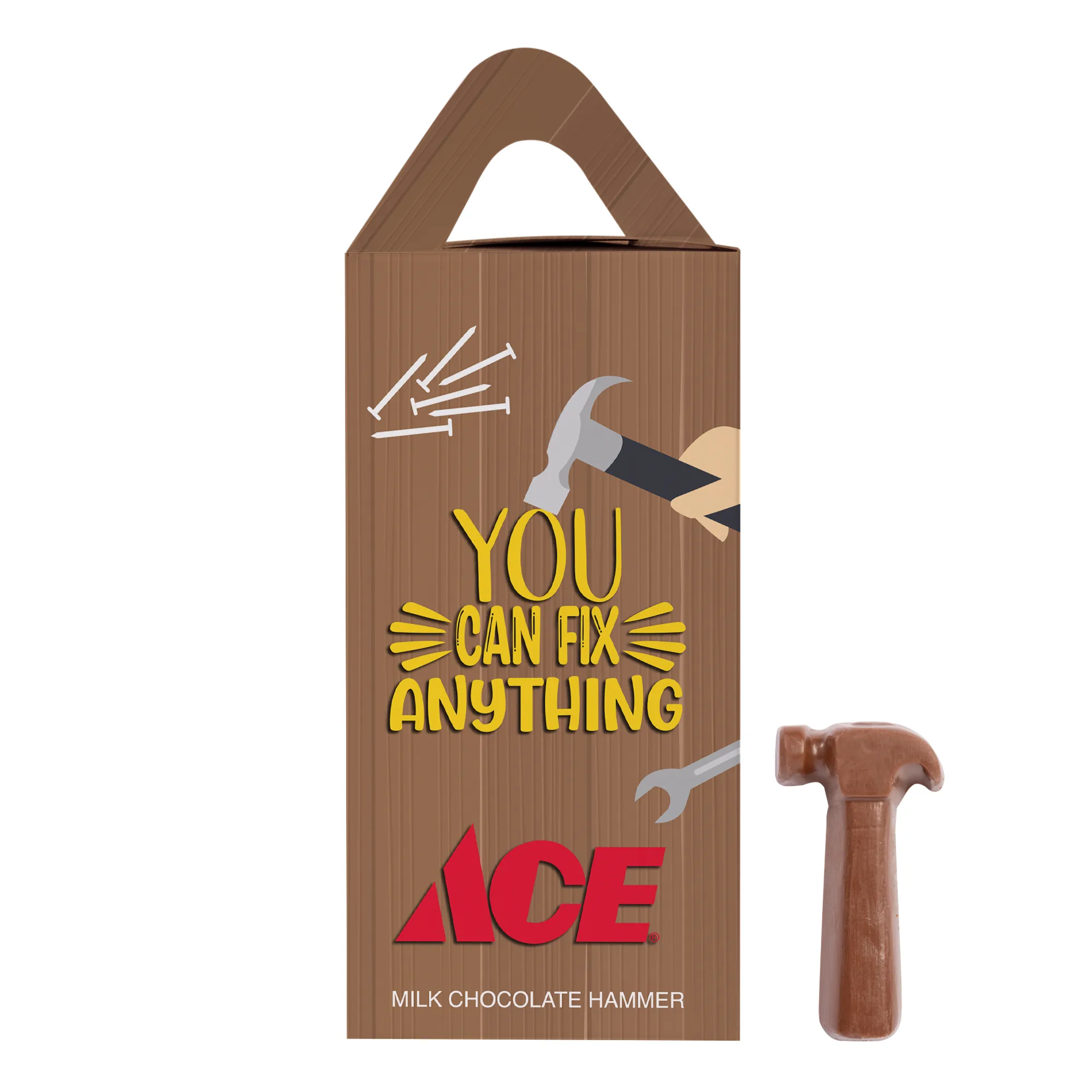 Tote Box with 1 oz Milk Chocolate Hammers view 3