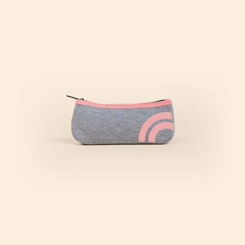 Heathered Jersey Knit Canoe Pouch view 6