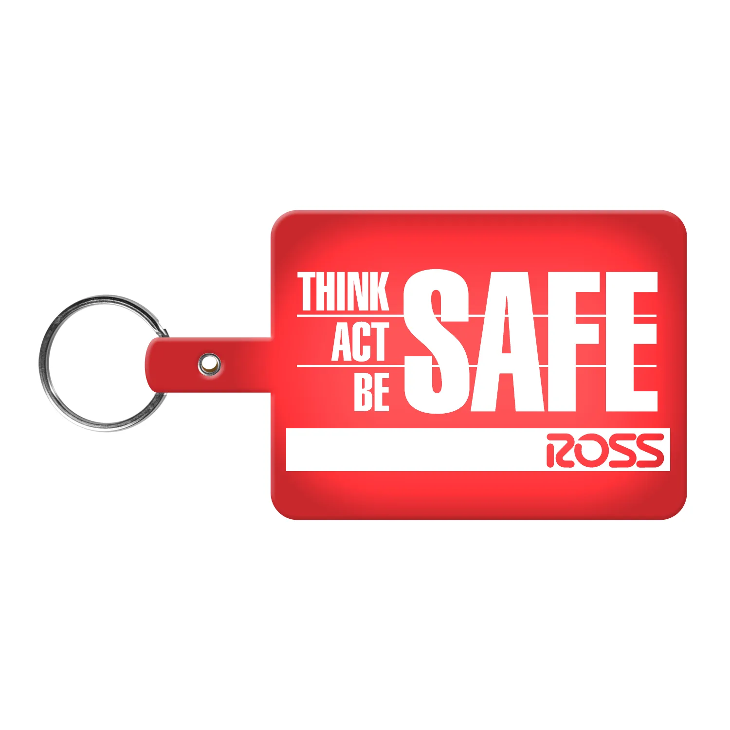 Large Rectangle Flexible Key Tag view 3