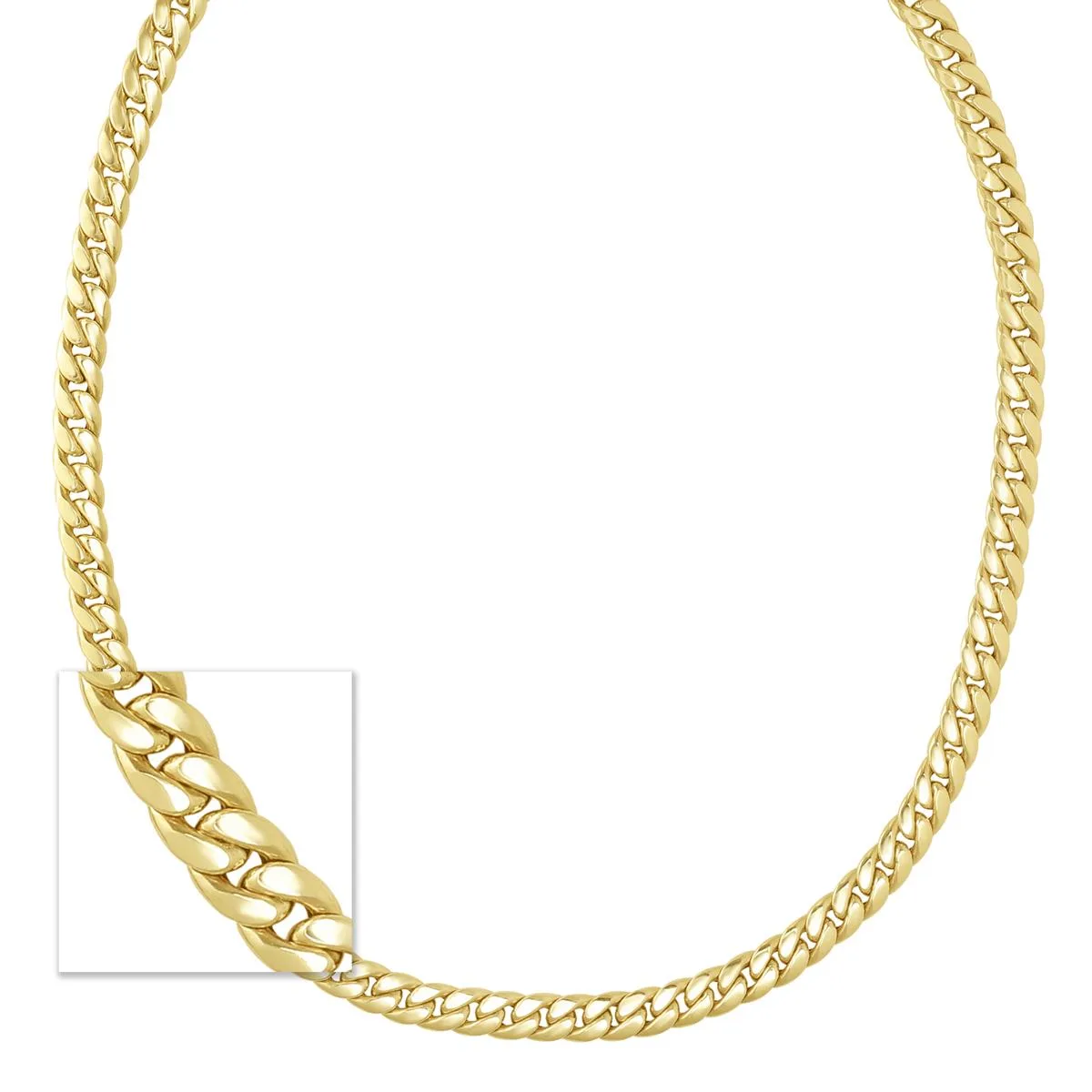 Jilco Inc Puffed Curb Necklace
