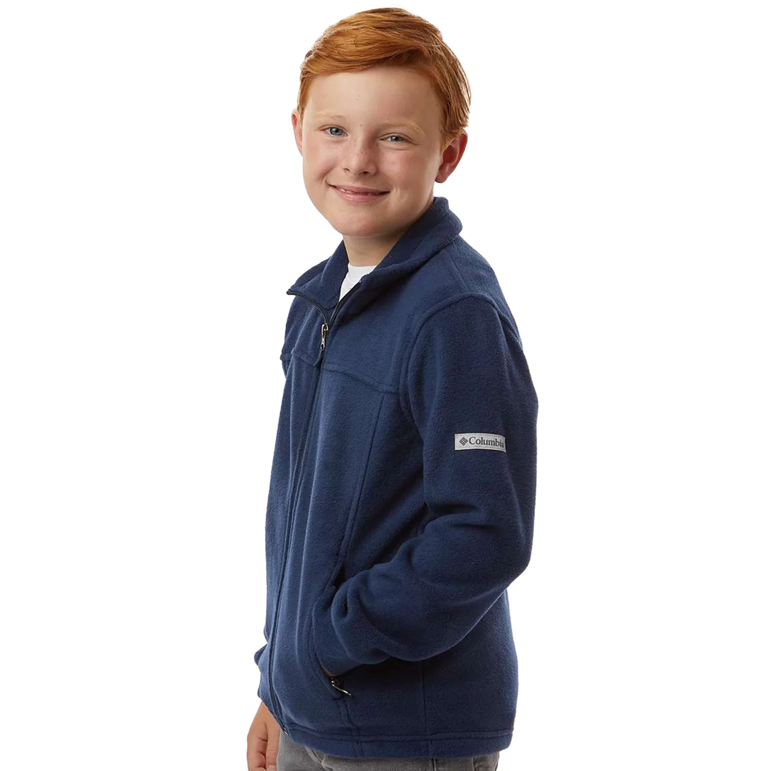 Columbia Youth Fleece Full-Zip Jacket view 7