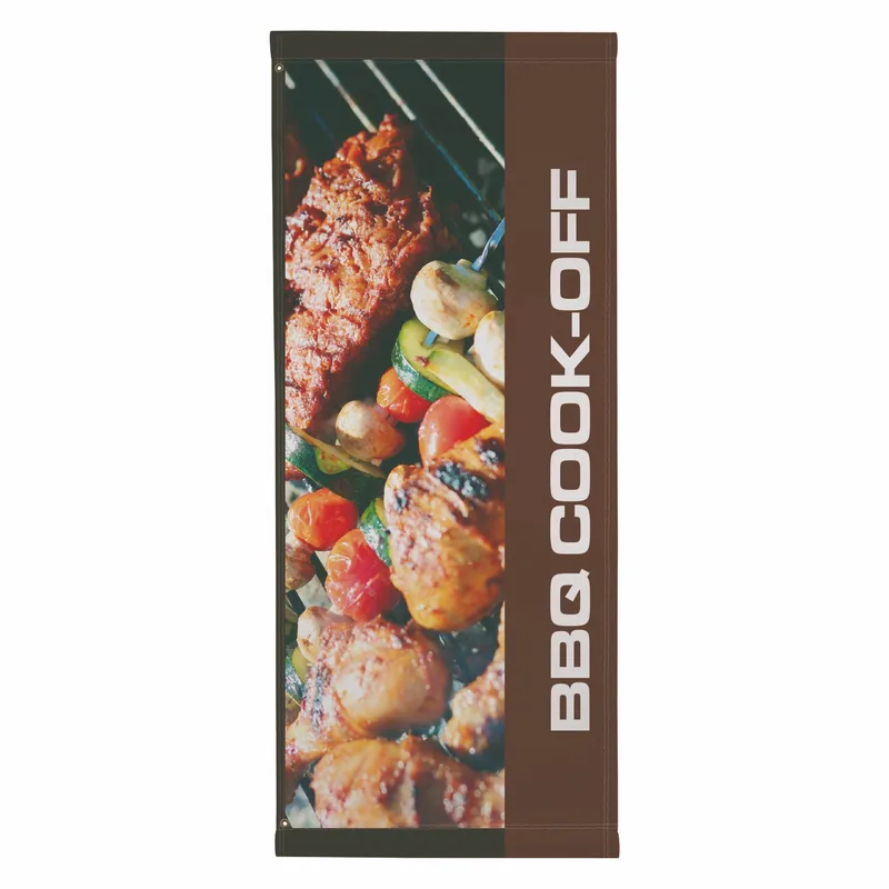 30" x 72" Nylon Boulevard Banner Single-Sided