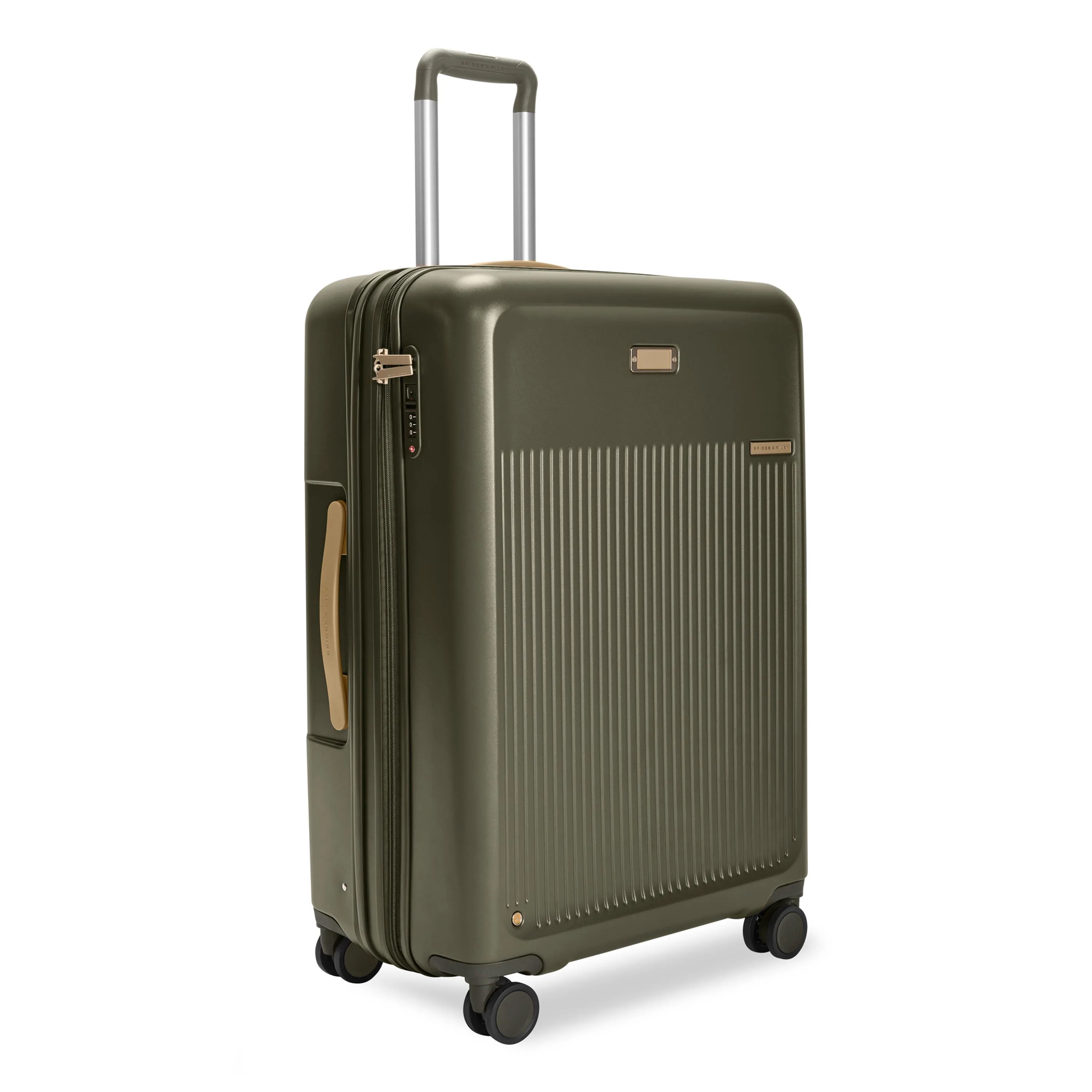 Briggs & Riley Sympatico 3.0 Large Expandable Spinner Luggage - Olive