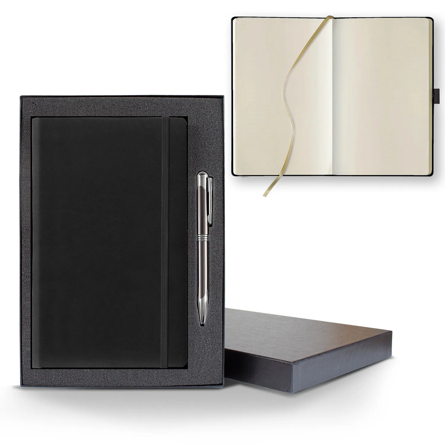 Castelli Tucson Medio Blank Ivory Page Journal Gift Set view 2