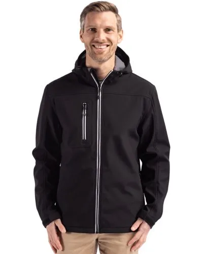 Clique Telemark Eco Stretch Softshell Full Zip Mens Hooded Jacket view 5