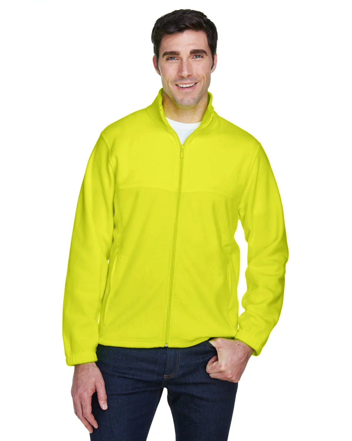 Harriton Men's Full-Zip Fleece view 6