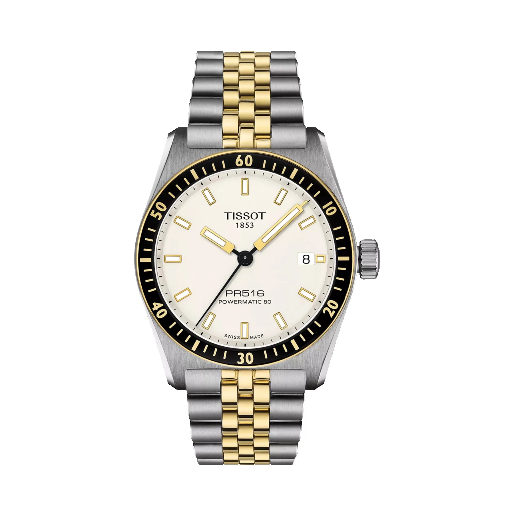 Tissot PR516 Powermatic 80 Two-Tone Stainless Steel Watch