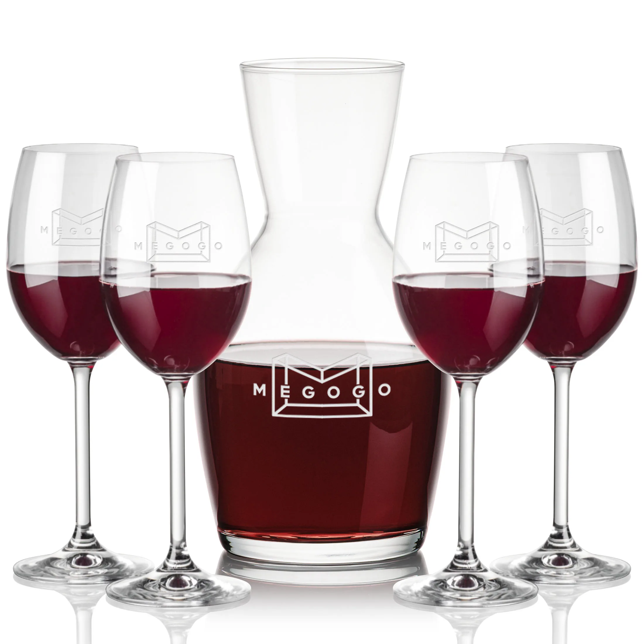 Stemmed Set, Naples Wine Set, Carafe & 4 Wine