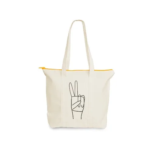 Continued Twinkles Natural Canvas Tote