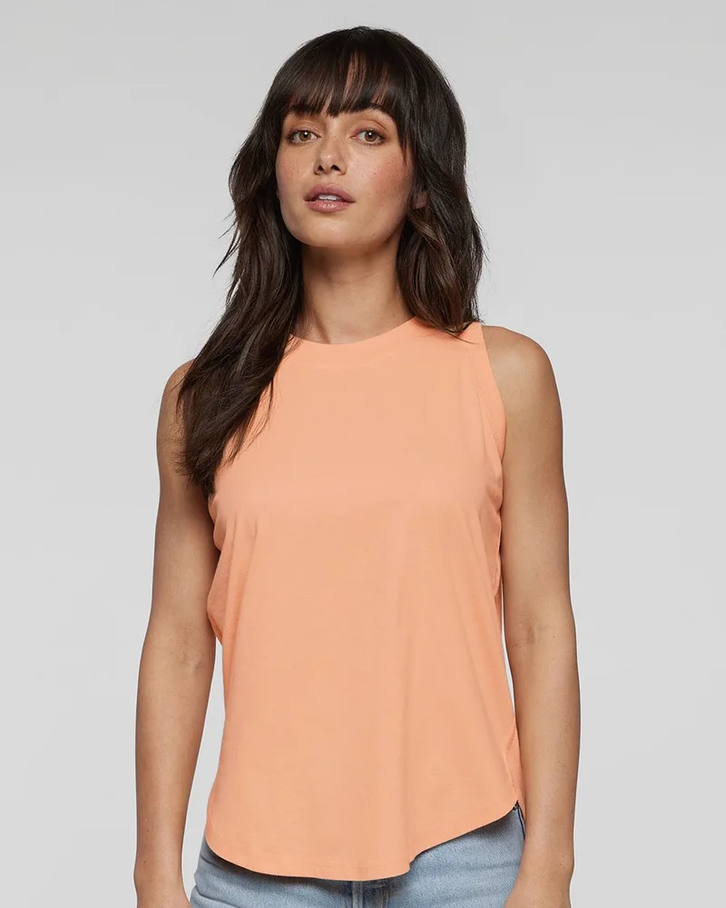 LAT® Women's Relaxed Fine Jersey Tank view 2