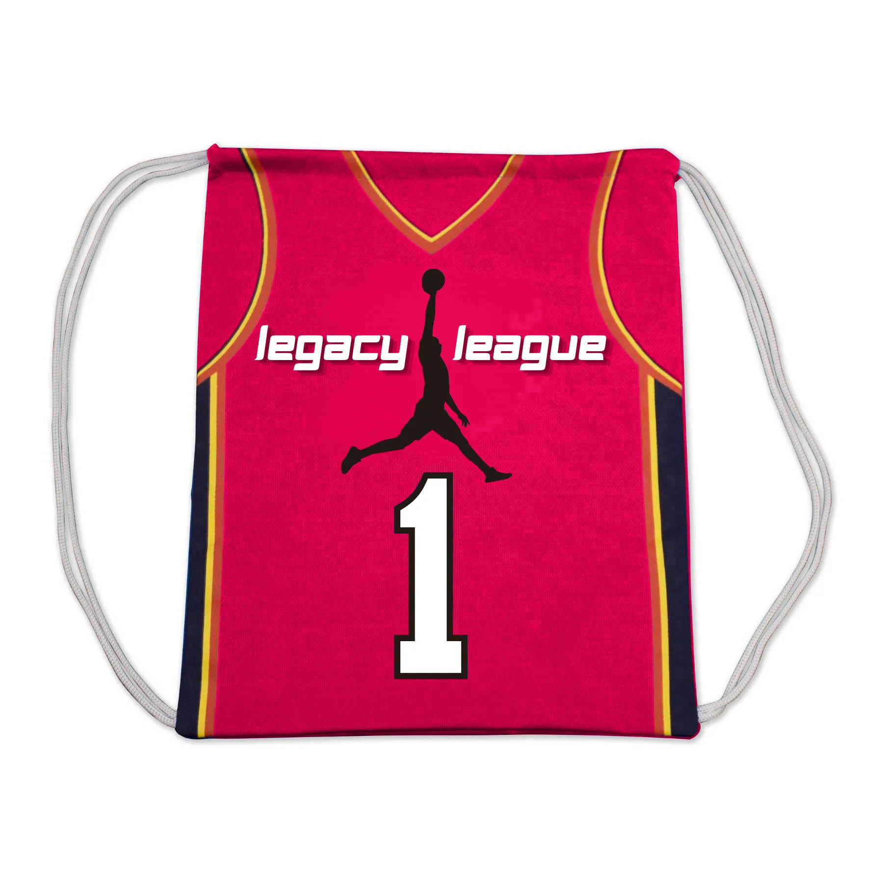 Mesh-Normal Shape Drawstring Backpack