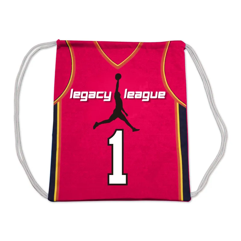 Mesh-Normal Shape Drawstring Backpack