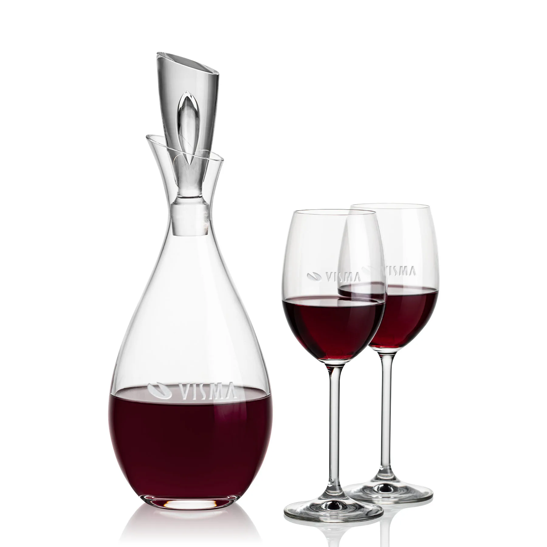Stemmed Set, Woodbridge Wine Set, Decanter & 2 Wine