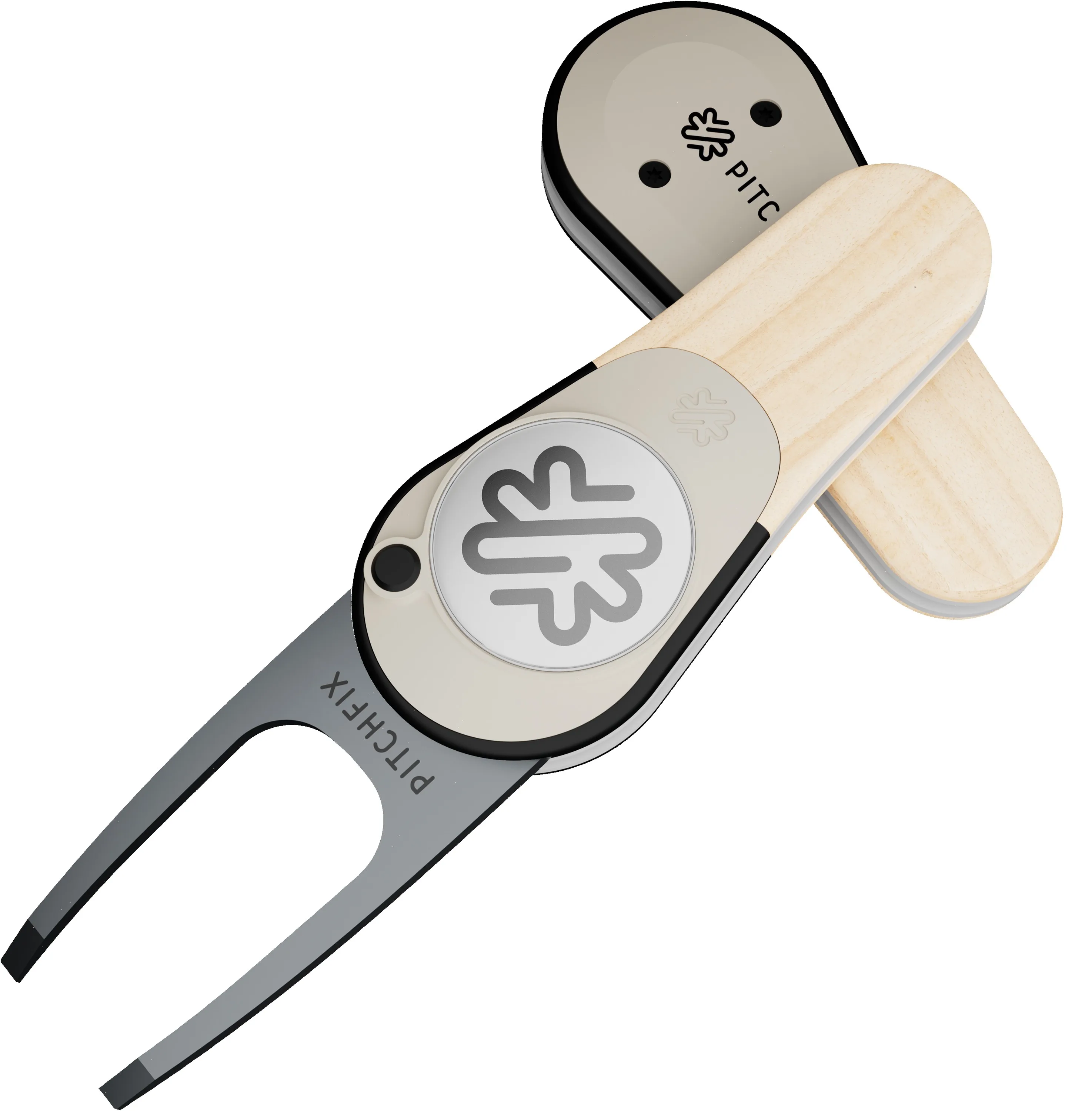 Pitchfix® Woodie Golf Divot Tool view 3