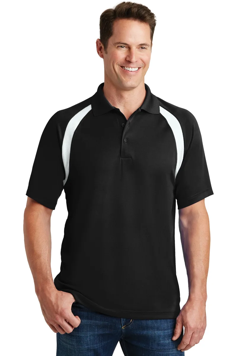 Sport-Tek® Dry Zone® Colorblock Raglan Polo.