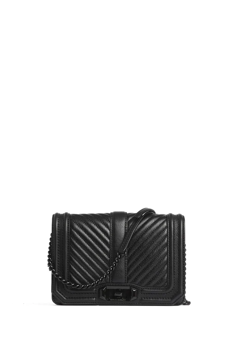 Rebecca Minkoff Chevron Quilted Small Crossbody Bag
