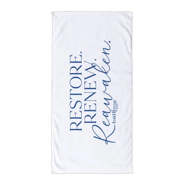 Resort Beach Towel (White) view 4