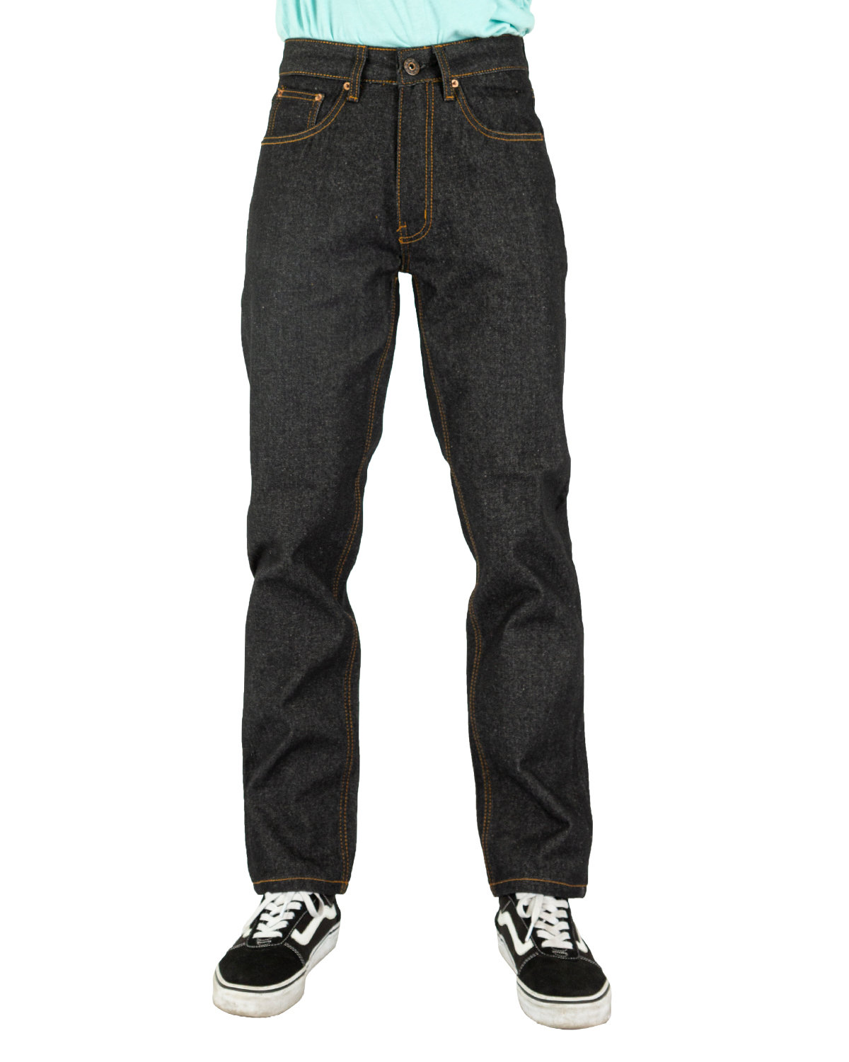 SHAKA WEAR Men's Raw Denim Straight-Leg Jean Pant