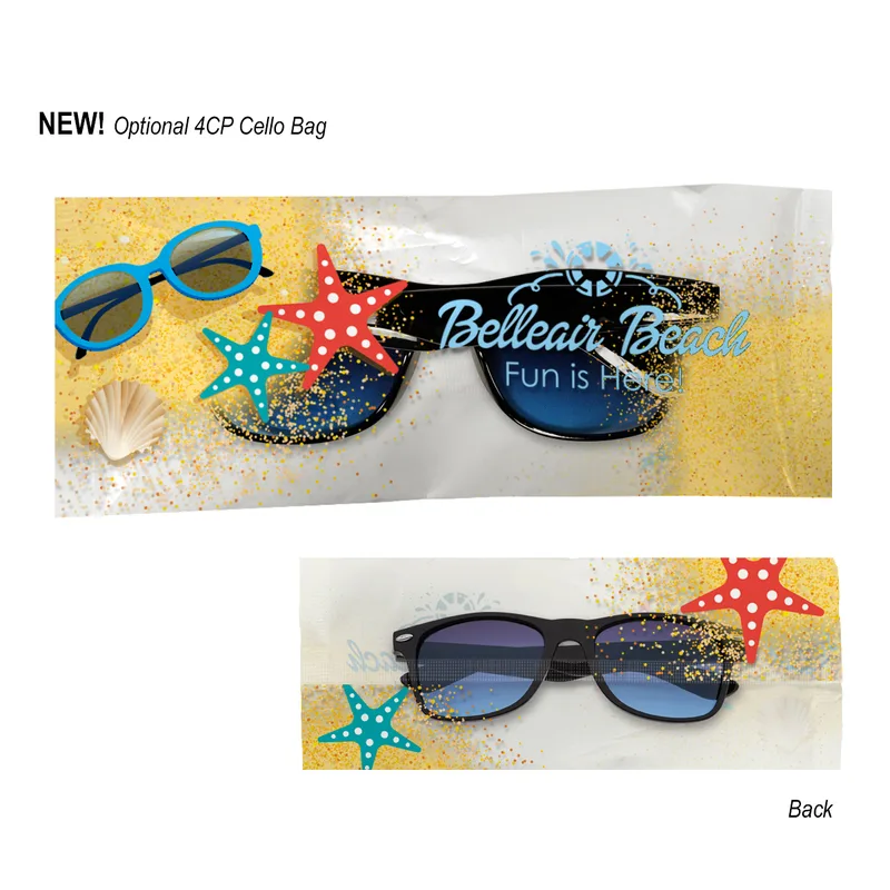 6263 BLKBLU 4CPCELLO Optional Cellobag Clear