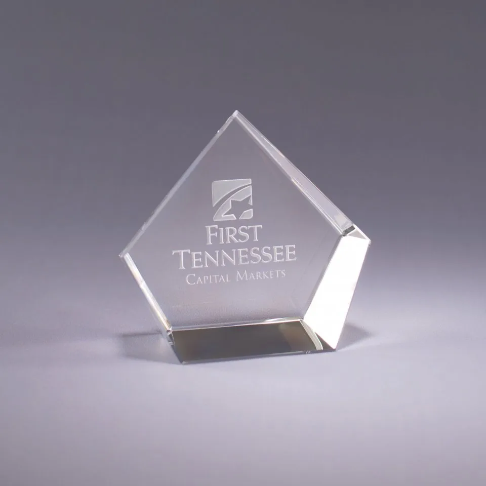 Pentangle Crystal Paperweight