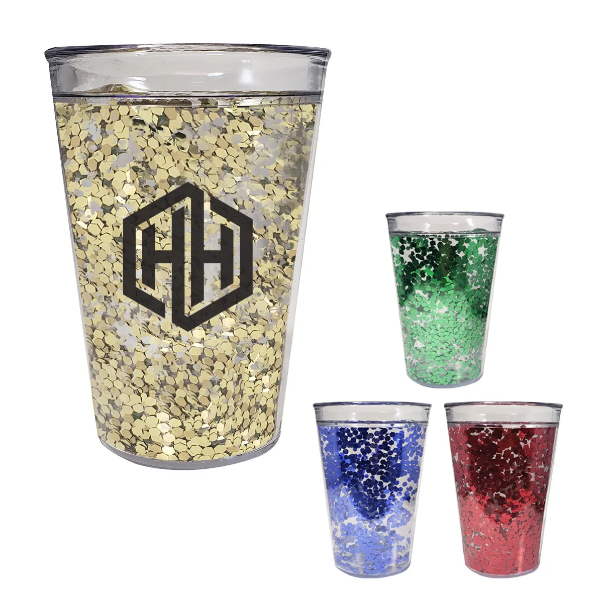 15 Oz. Shimmer Glitter Tumbler view 2