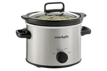 Crock-Pot® 2-Quart Classic Slow Cooker, Small Slow Cooker, Stainless Steel