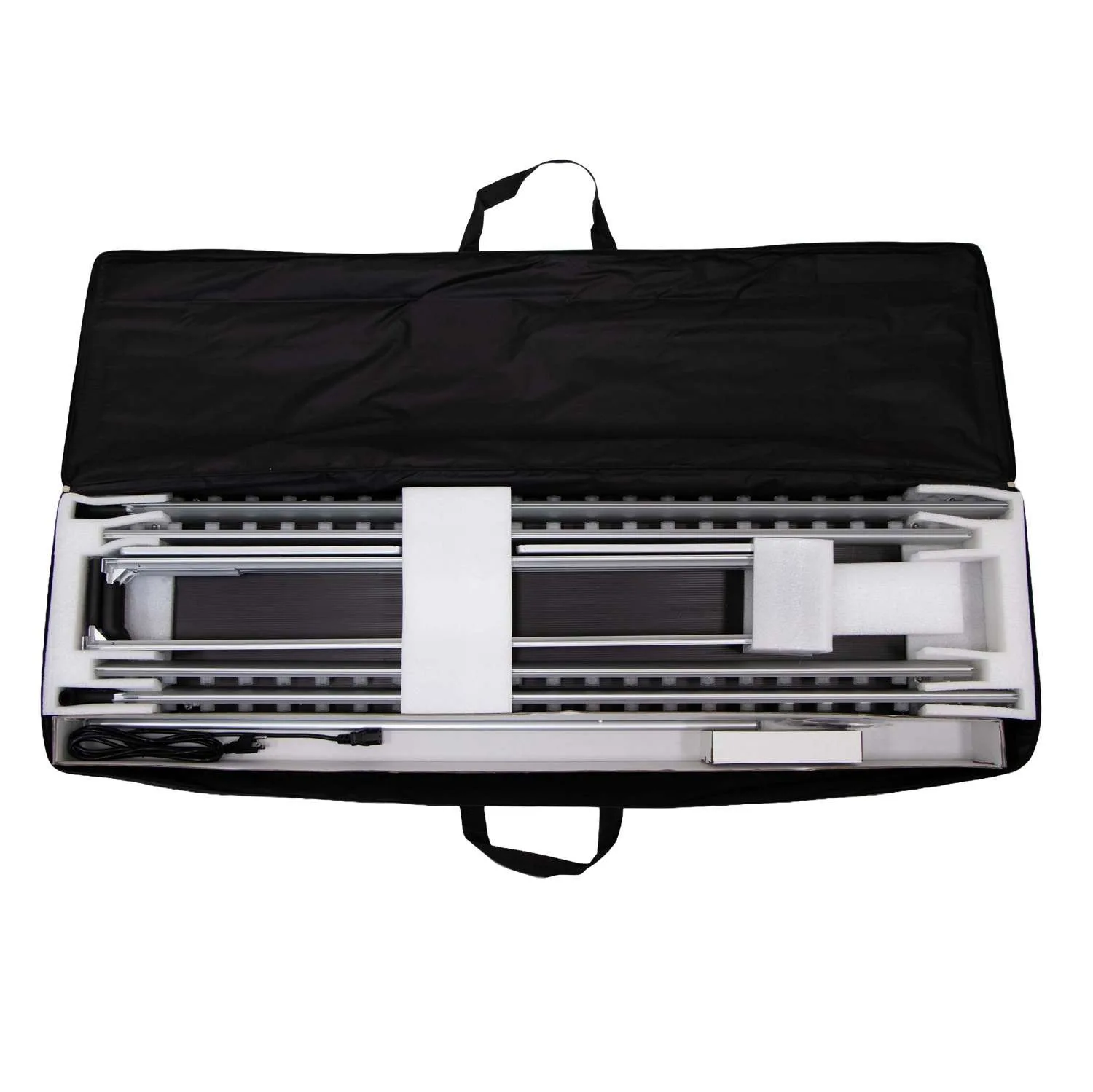 3' x 6.5' Deluxe SEG Glo Floor Display Hardware view 4
