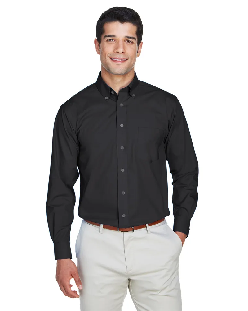 Devon and Jones® Men's Tall Crown Collection® Broadcloth Long Sleeve Woven Dress Shirt
