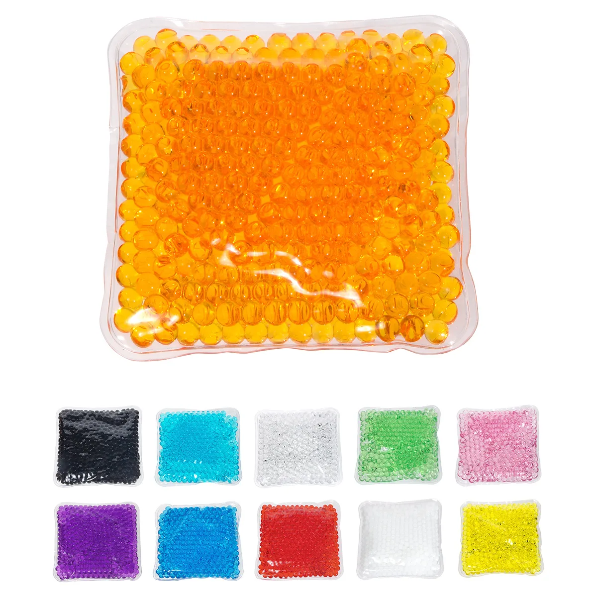 Full-Color Square Aqua Pearls™ Hot/Cold Pack view 2