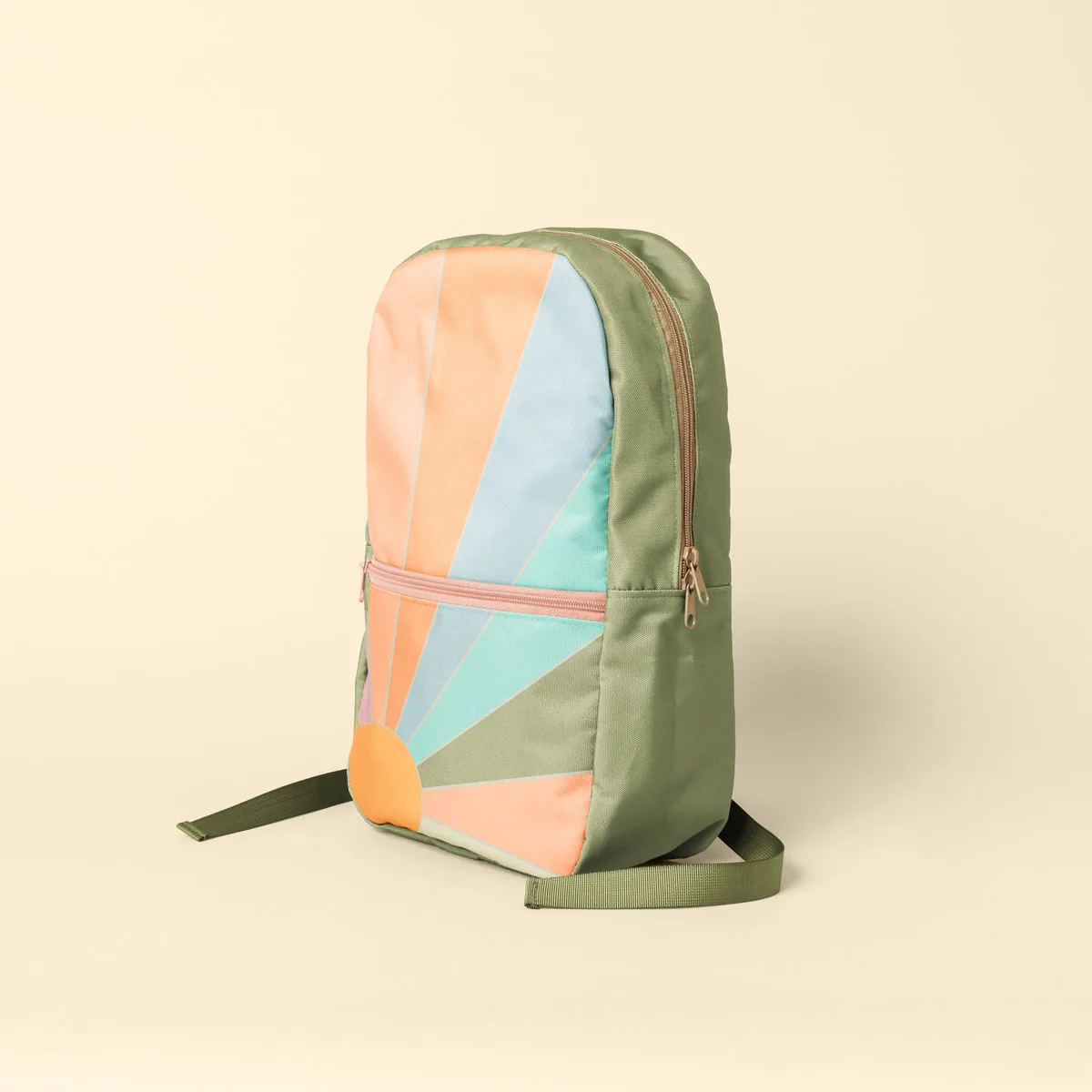 Green/Blue/Orange Blank Side View