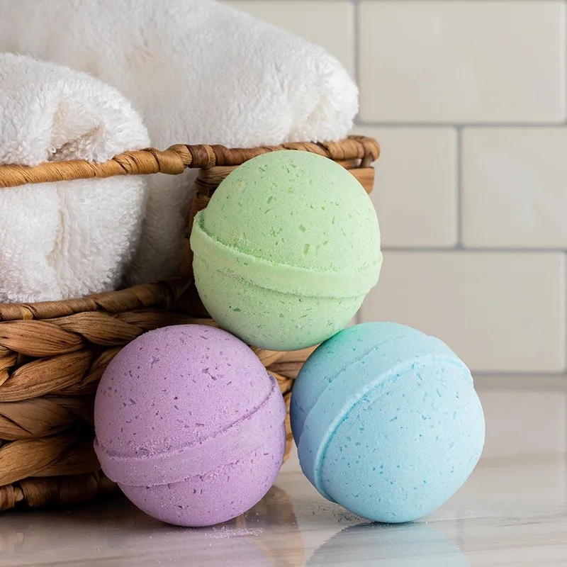 SpaRoom 3 Pack Bath Bomb Set - Lavender, Eucalyptus, Peppermint