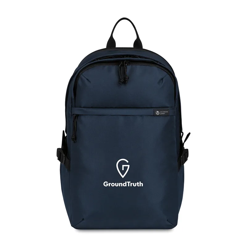 Renew rPET Computer Backpack - Navy