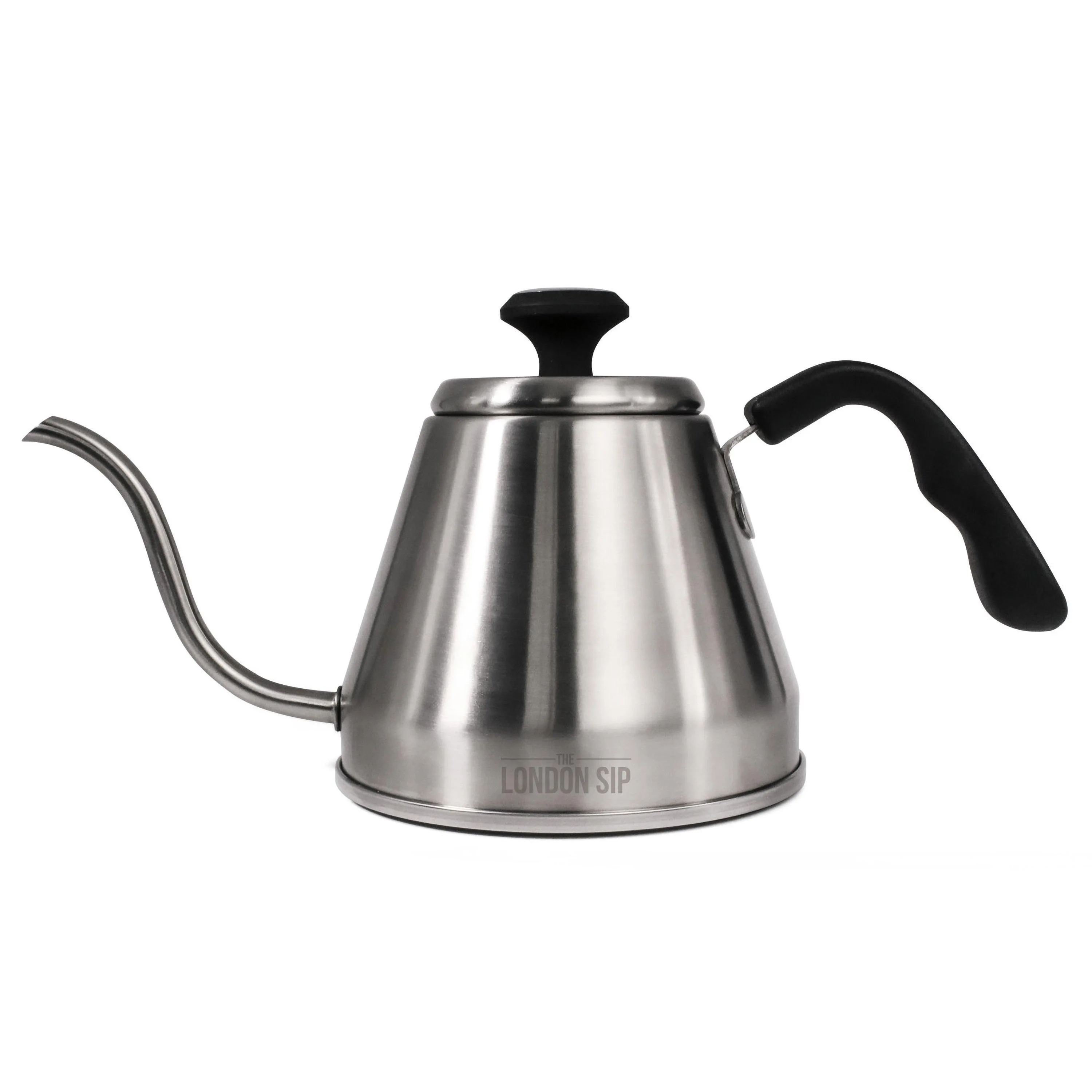 London Sip RiteTemp Stainless Steel Goosneck Kettle w/Beverage Thermometer