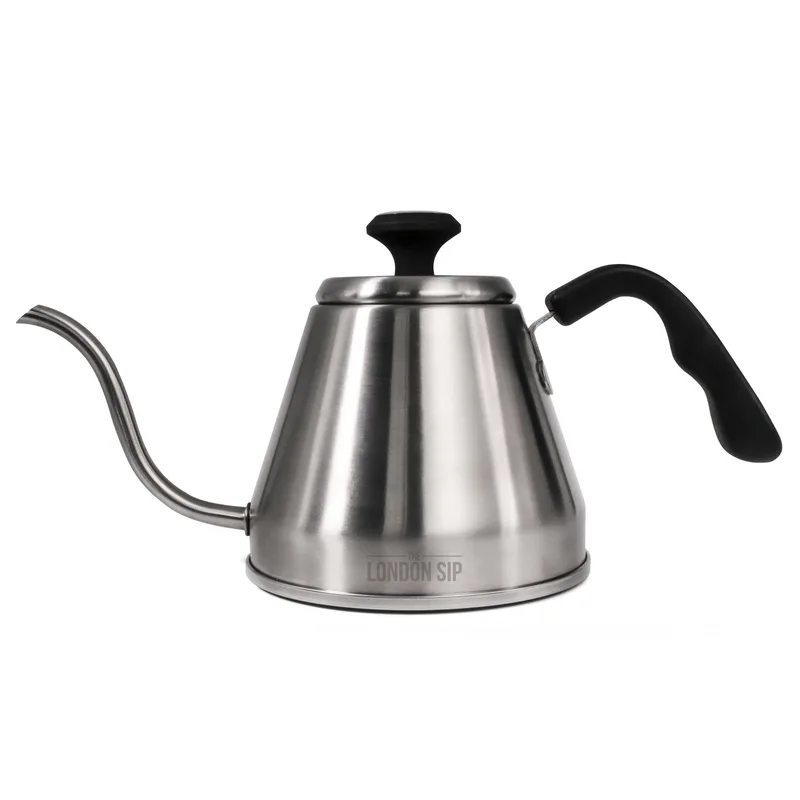 London Sip RiteTemp Stainless Steel Goosneck Kettle w/Beverage Thermometer