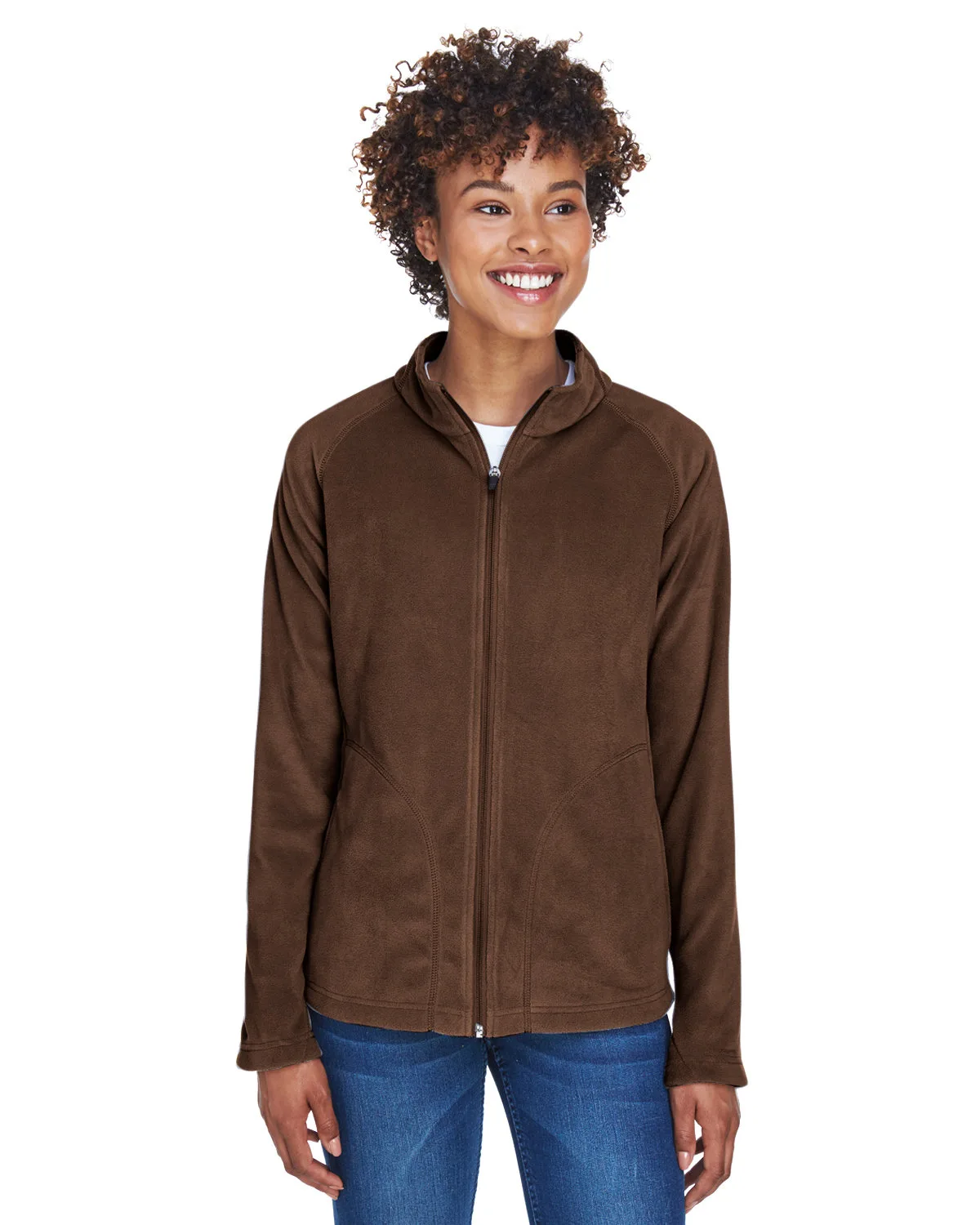 Team 365 Women's Campus Microfleece Jacket view 3