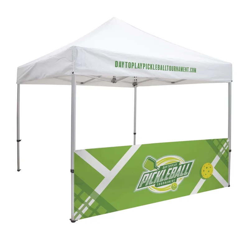 10' Elite Tent Half Wall Kit (UV-Printed, Single-Sided)
