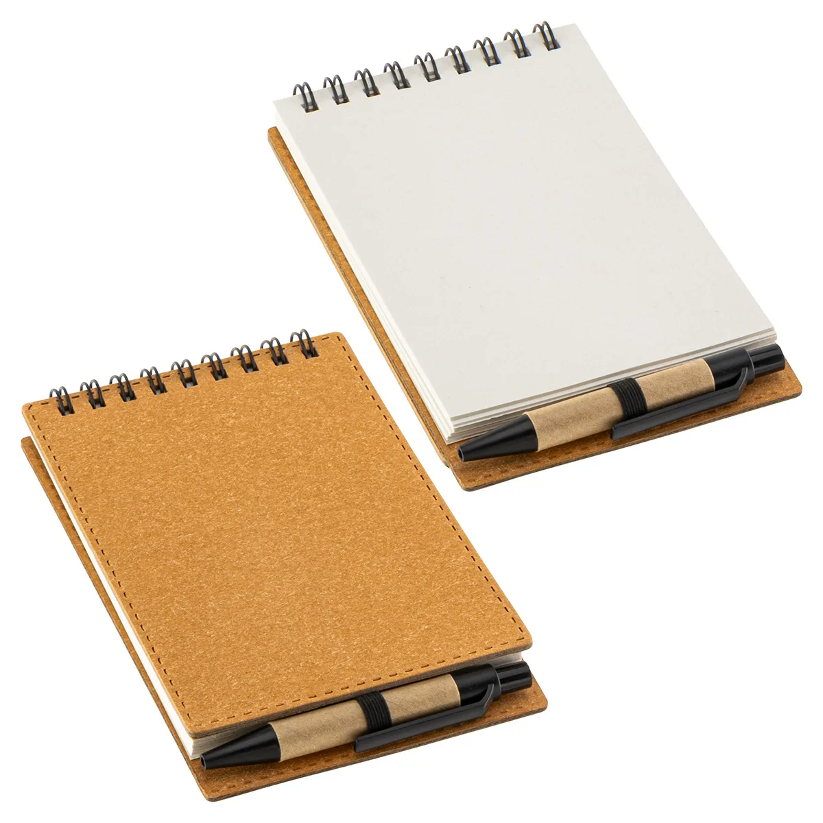 Flip Recycled Spiral Notebook with Pen view 2