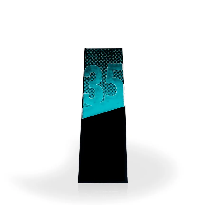 35 Flow Acrylic Desktop Award view 2