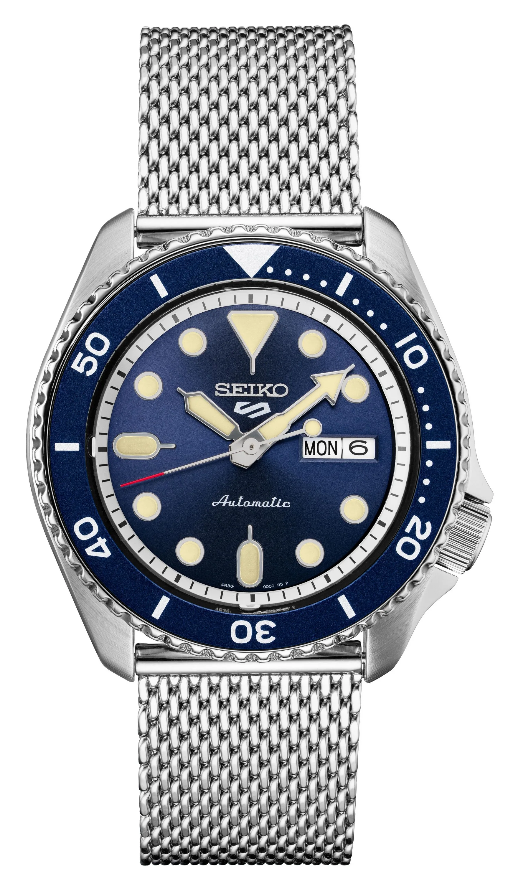 Seiko Watch Mens Seiko 5 Sport Ss Blue Dial