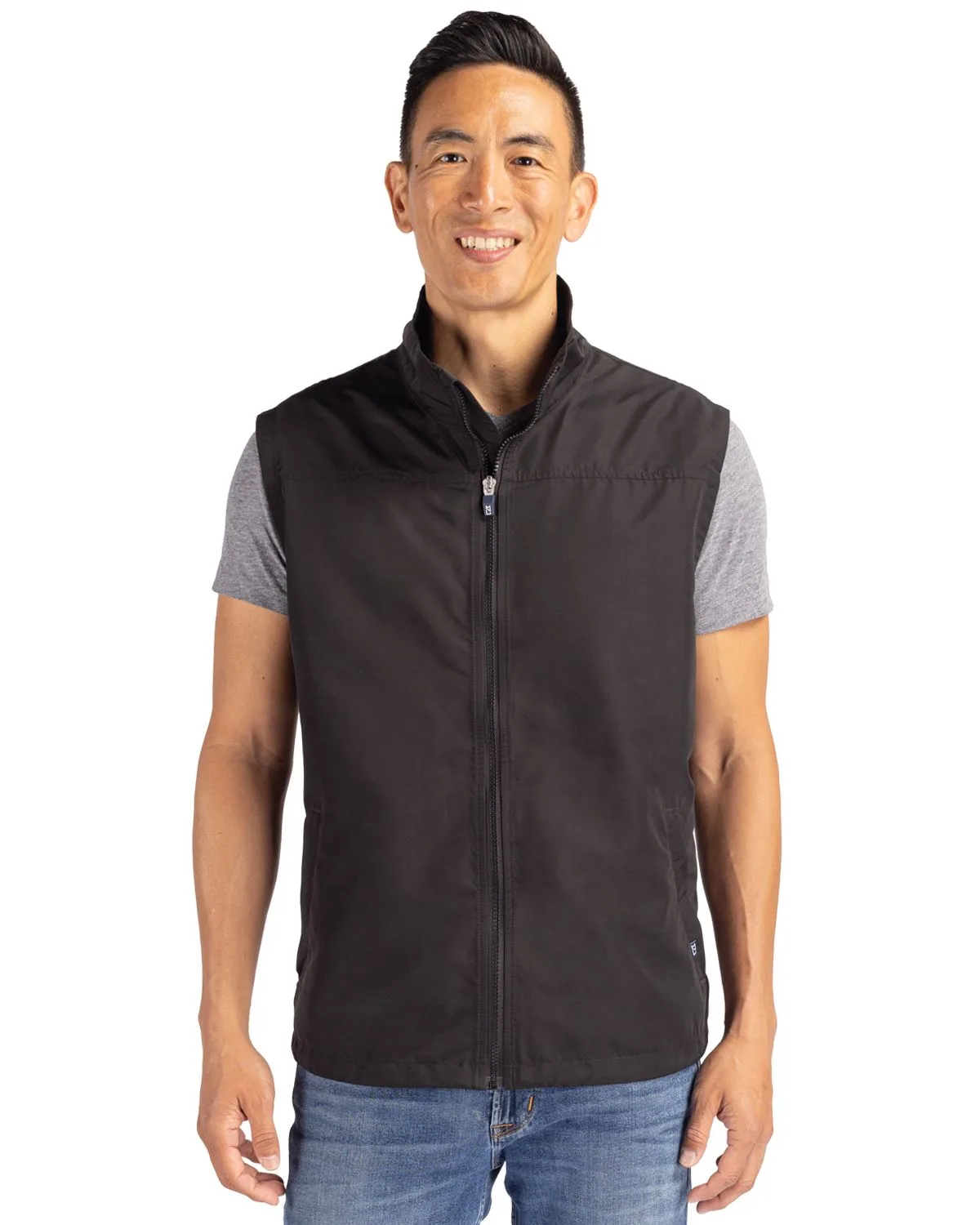 Cutter & Buck Charter Eco Recycled Mens Full-Zip Vest
