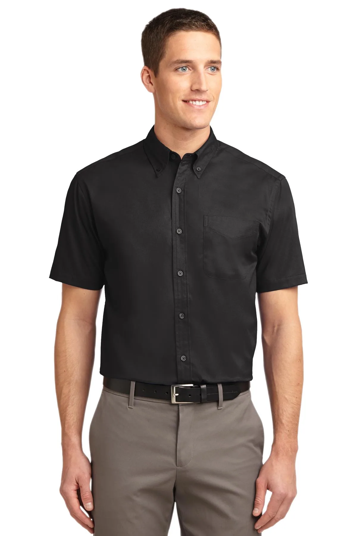 Port Authority® Tall Short Sleeve Easy Care Shirt.